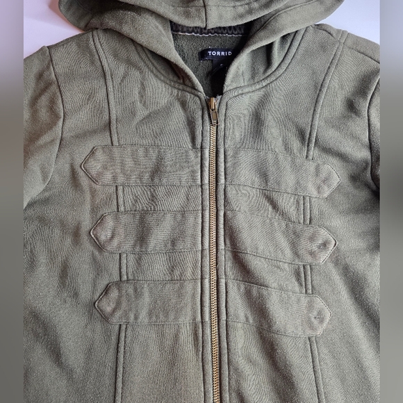 Torrid Olive Utility Jacket - Picture 11 of 11